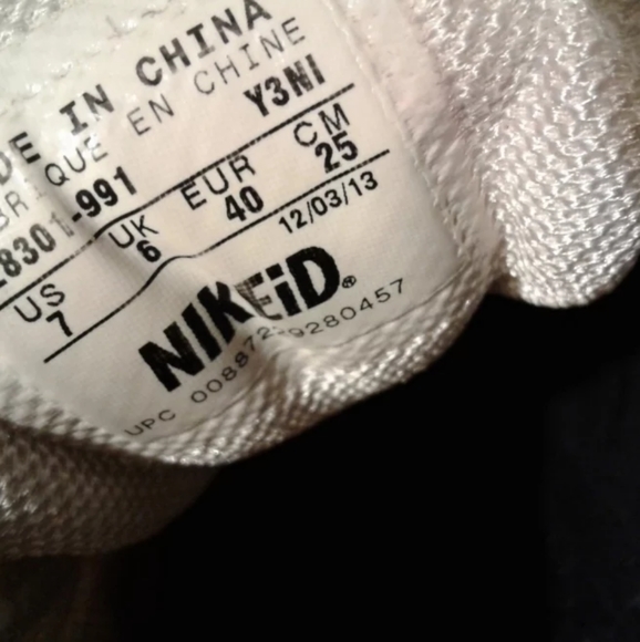 Nike Tiger Woods TW Golf Shoes Cleats women's Sz 8.5 mens 7 ID Custom - Picture 6 of 6